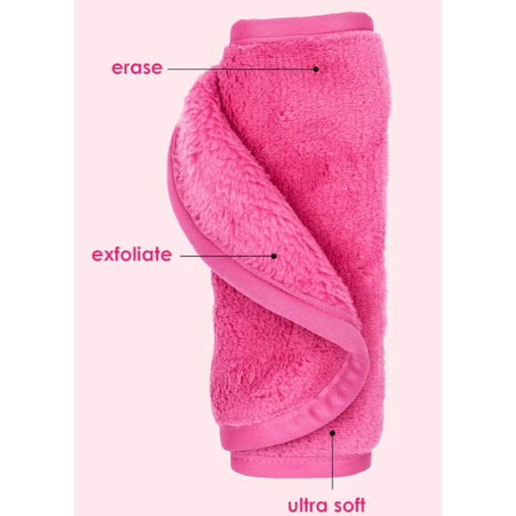 NEW Makeup Eraser: The Original Make-Up Eraser® Makeup Remover Cloth, Pink - Picture 3 of 8